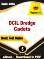 DCIL Dredge Cadets Test PDF Book In English - Practice Set