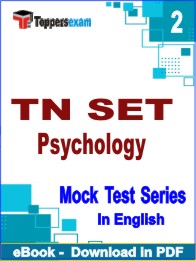 TN SET Psychology Exam PDF Book In English - Question Paper