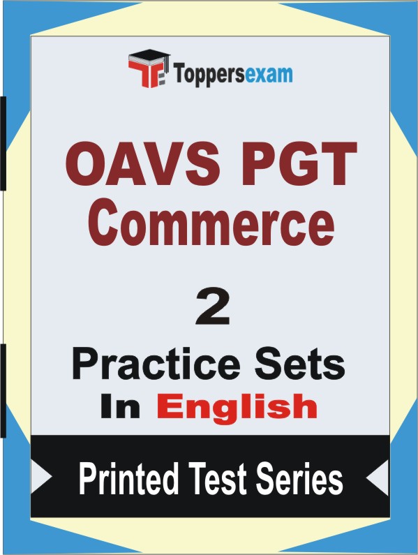 OAVS PGT Commerce Book in English - Question Paper / Practice Set