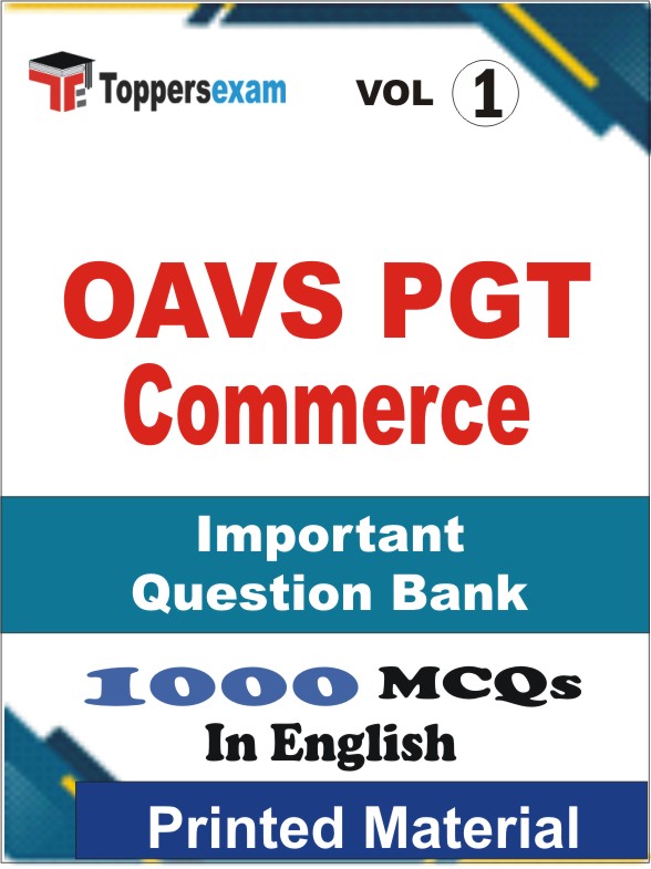 OAVS PGT Commerce Book in English - Objective MCQ (VOL.1)
