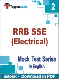 RRB SSE (Electrical) Exam PDF Book In English - Question Paper