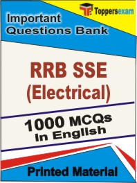 RRB SSE (Electrical) Exam  Book in English - Objective MCQ