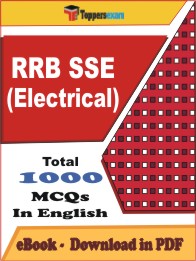 RRB SSE (Electrical) Exam PDF Book In English - MCQ / Objective Questions