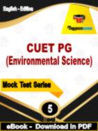CUET PG (Environmental Science) Test  PDF Book In English - Practice Set