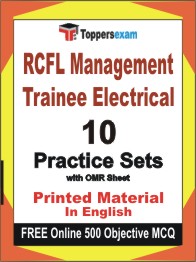 RCFL Management Trainee Electrical Exam Book in English - Practice Set