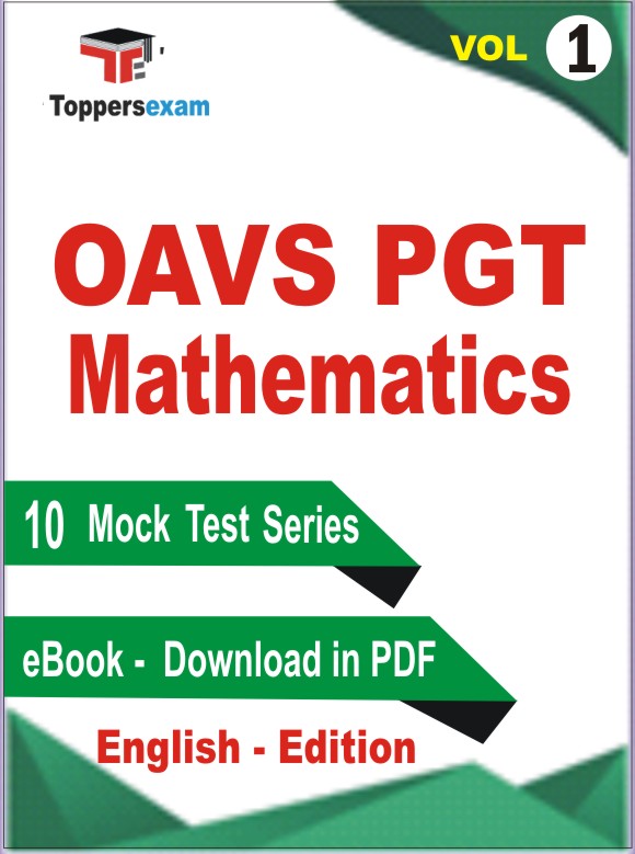 OAVS PGT Mathematics Test PDF Book in English - Mock Test /Practice Set (VOL.1)