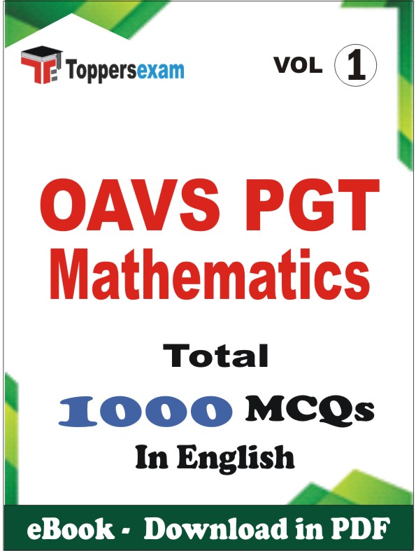 OAVS PGT Mathematics PDF Book In English - MCQ / Objective Questions (VOL.1)
