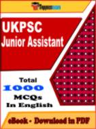 UKPSC Junior Assistant PDF Book In English - MCQ / Objective Questions