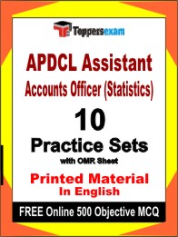 APDCL Assistant Accounts Officer (Statistics) Book in English - Practice Set
