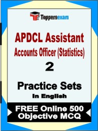 APDCL Assistant Accounts Officer (Statistics) Book in English - Question Paper / Practice Set