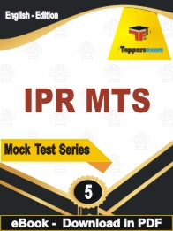 IPR MTS Exam PDF Book In English - Practice Set