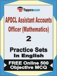 APDCL Assistant Accounts Officer (Mathematics) Exam Book in English - Question Paper / Practice Set