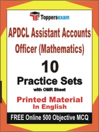 APDCL Assistant Accounts Officer (Mathematics) Exam Book in English - Practice Set