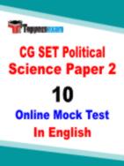CG SET Political Science Free Mock Test