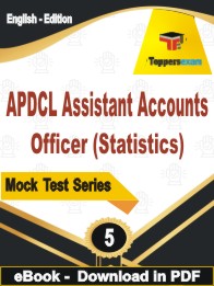 APDCL Assistant Accounts Officer (Statistics) Exam PDF Book In English - Practice Set