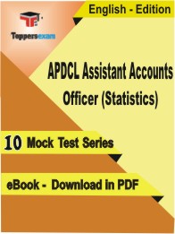 APDCL Assistant Accounts Officer (Statistics) Exam PDF Book In English - Mock Test/Practice Set