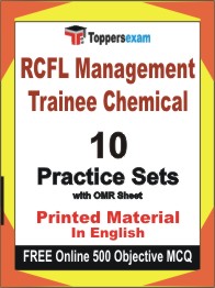 RCFL Management Trainee Chemical Exam Book in English - Practice Set
