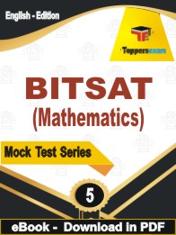 BITSAT (Mathematics) Exam PDF Book In English - Practice Set