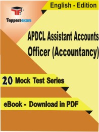 APDCL Assistant Accounts Officer (Accountancy) Exam PDF Book In English - Mock Test/Practice Set