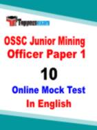 OSSC Junior Mining Officer Question Bank