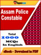 Assam Police Constable PDF Book In English - MCQ / Objective Questions