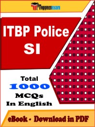 ITBP Police SI Exam PDF Book In English - MCQ / Objective Questions