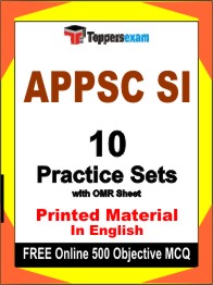 APPSC SI Exam Book in English - Practice Set
