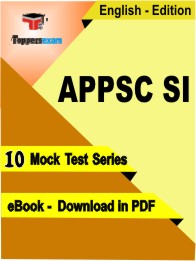 APPSC SI Exam PDF Book In English - Mock Test/Practice Set
