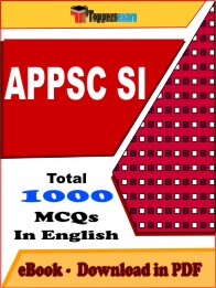 APPSC SI Exam PDF Book In English - MCQ / Objective Questions