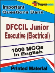 DFCCIL Junior Executive (Electrical) Exam Book in English - Objective MCQ