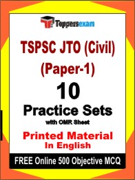 TSPSC JTO (Civil) Paper-1 Book in English - Practice Set
