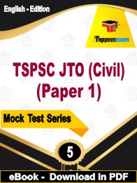 TSPSC JTO (Civil) Paper-1 PDF Book In English - Practice Set