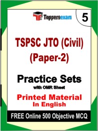 TSPSC JTO (Civil) Paper-2 Book in English - Mock Test / Practice Set