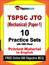 TSPSC JTO (Mechanical) (Paper-1) Book in English - Practice Set