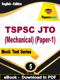 TSPSC JTO (Mechanical) (Paper-1) PDF Book In English - Practice Set
