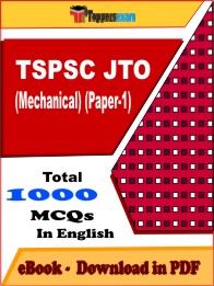 TSPSC JTO (Mechanical) (Paper-1) PDF Book In English - MCQ / Objective Questions