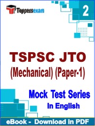 TSPSC JTO (Mechanical) (Paper-1) Exam PDF Book In English - Question Paper