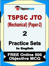 TSPSC JTO (Mechanical) (Paper-2) Book in English - Question Paper / Practice Set