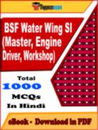 BSF Water Wing SI (Master, Engine Driver, Workshop) PDF Book In Hindi - MCQ / Objective Questions