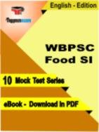 WBPSC Food SI Test PDF Book In English - Mock Test/Practice Set
