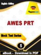 AWES PRT Test PDF Book In English - Practice Set