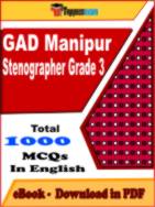 GAD Manipur Stenographer Grade 3 Notes PDF