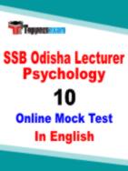 SSB Odisha Lecturer Psychology Test Series