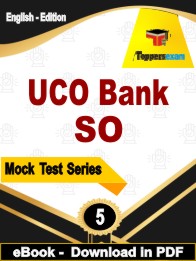 UCO Bank SO Exam  PDF Book In English - Practice Set