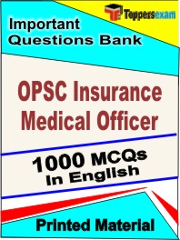 OPSC Insurance Medical Officer Exam Book in English - Objective MCQ