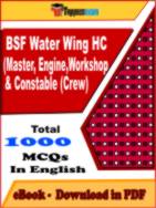 BSF Water Wing HC (Master, Engine, Workshop) & Constable (Crew) PDF Book In English - MCQ / Objective Questions