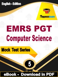 EMRS PGT Computer Science PDF Book In English - Practice Set