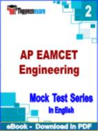 AP EAMCET Engineering Test PDF Book In English - Question Paper