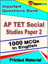 AP TET Social Studies Paper 2 Exam  Book in English - Objective MCQ
