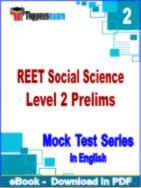 REET Social Science Level 2 Prelims Test PDF Book In English - Question Paper